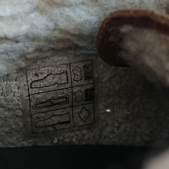 P448 John-W suede Sneakers in Slavia brown with shearling trim size 38 - Picture 10 of 12